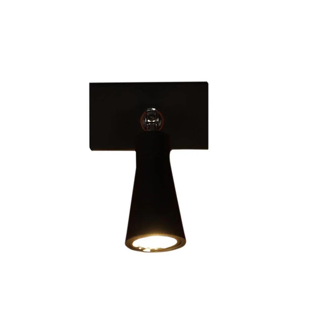 1045 1 BK SPOT LIGHT-Raven Black Metal Spot Light