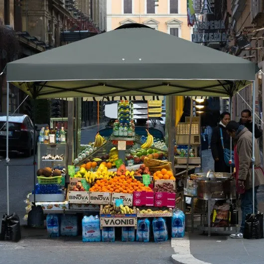 10'x10' Outdoor Commercial Pop up Canopy Tent-Gray