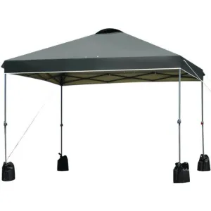 10'x10' Outdoor Commercial Pop up Canopy Tent-Gray