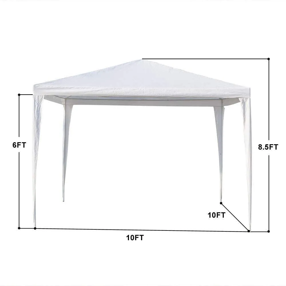 10'x10' Patio Tent Party Wedding Tent Gazebo Canopy Camping Shelter Outdoor