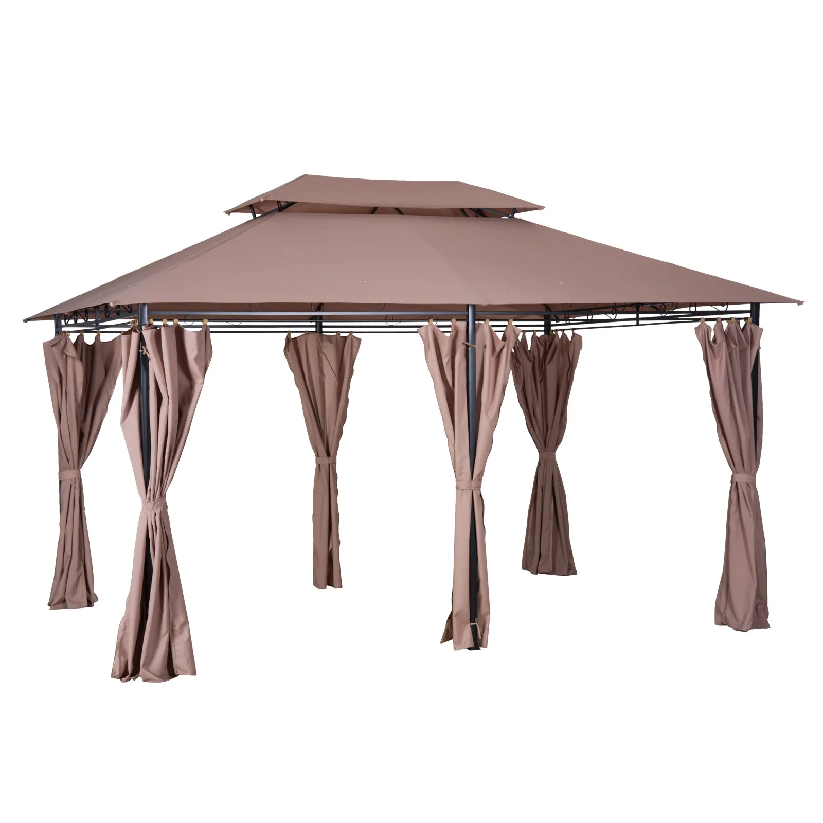 10x13 ft  Gazebo - Khaki