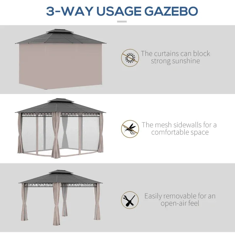 12' x 10' Outdoor Gazebo Canopy