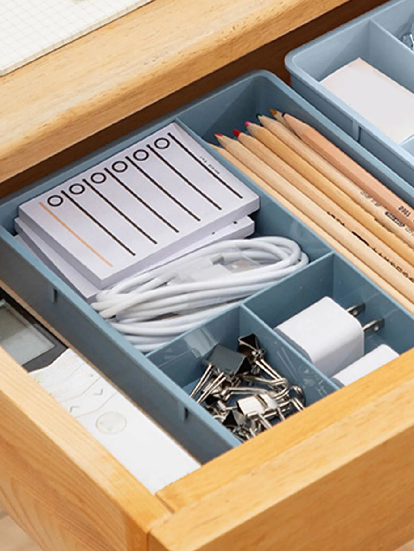 1pc Multi-grid Drawer Storage Box