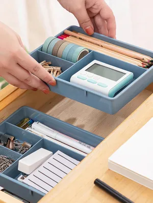 1pc Multi-grid Drawer Storage Box