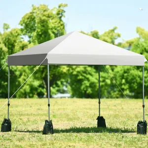 2.4 x 2.4m Pop Up Gazebo-White