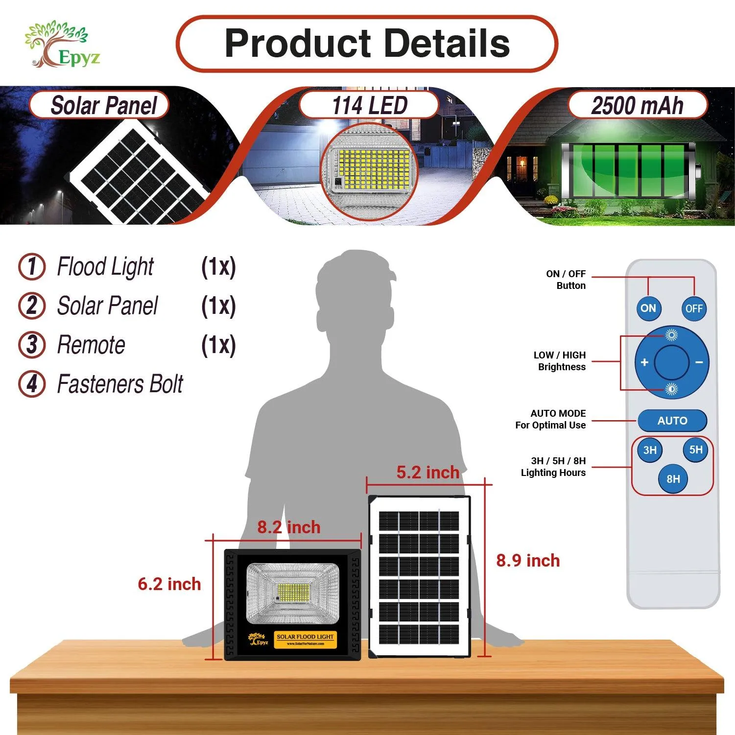 30 Watt Solar Led Flood Light