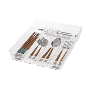 5-Compartment Clear Tray