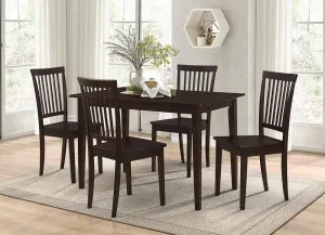 5-piece Dining Set Cappuccino