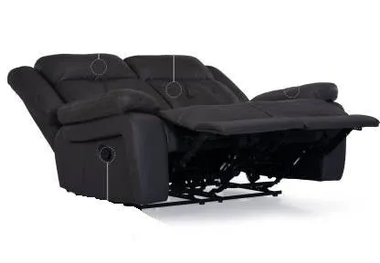 Anaika 2 Seater Leatherette Manual Recliner