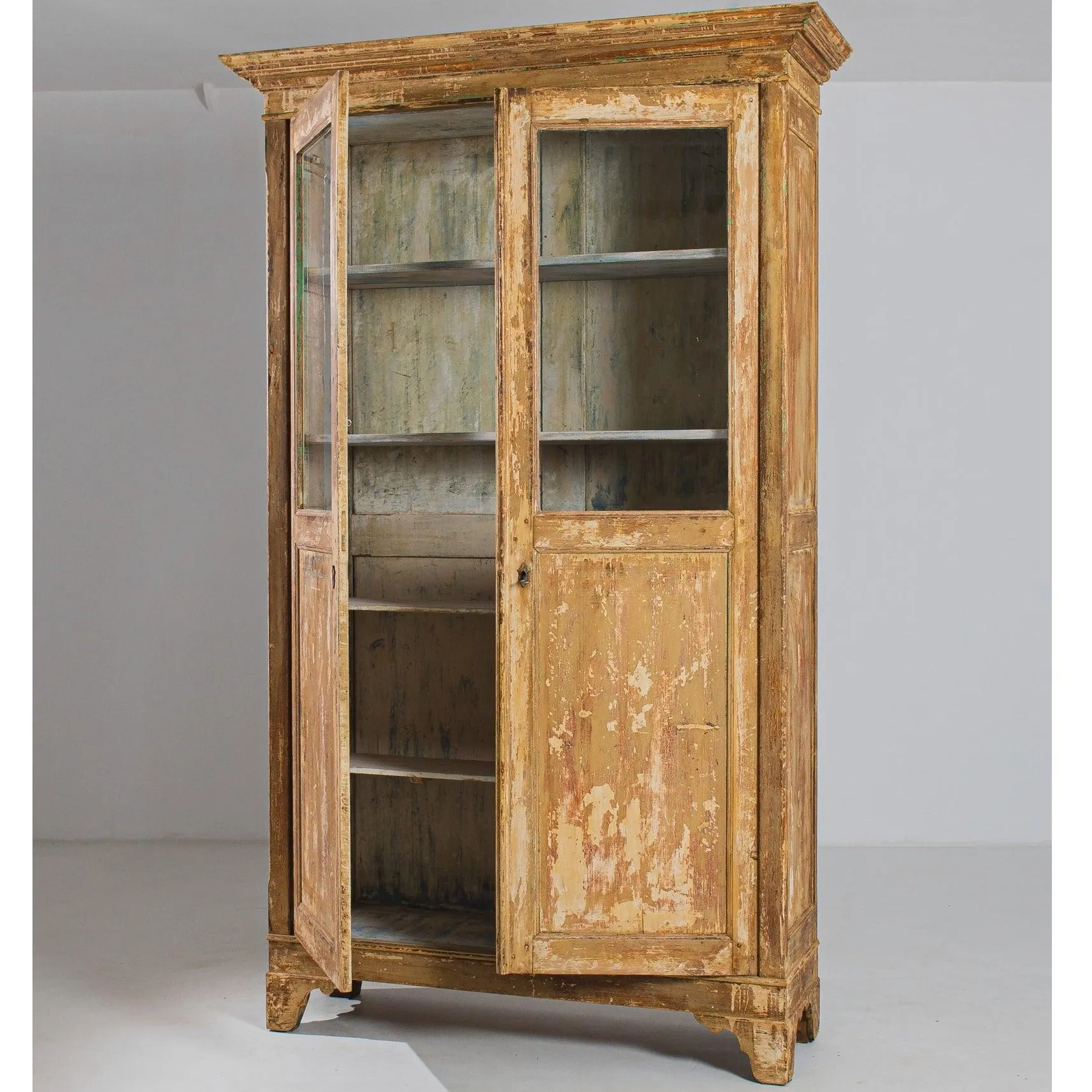 Angeline French Country Antique Vitrine