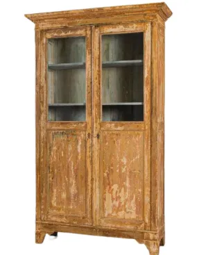 Angeline French Country Antique Vitrine