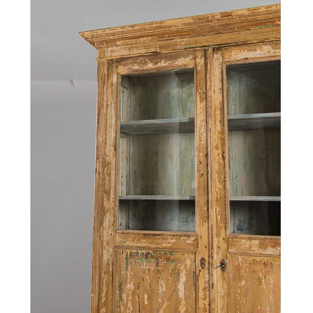 Angeline French Country Antique Vitrine