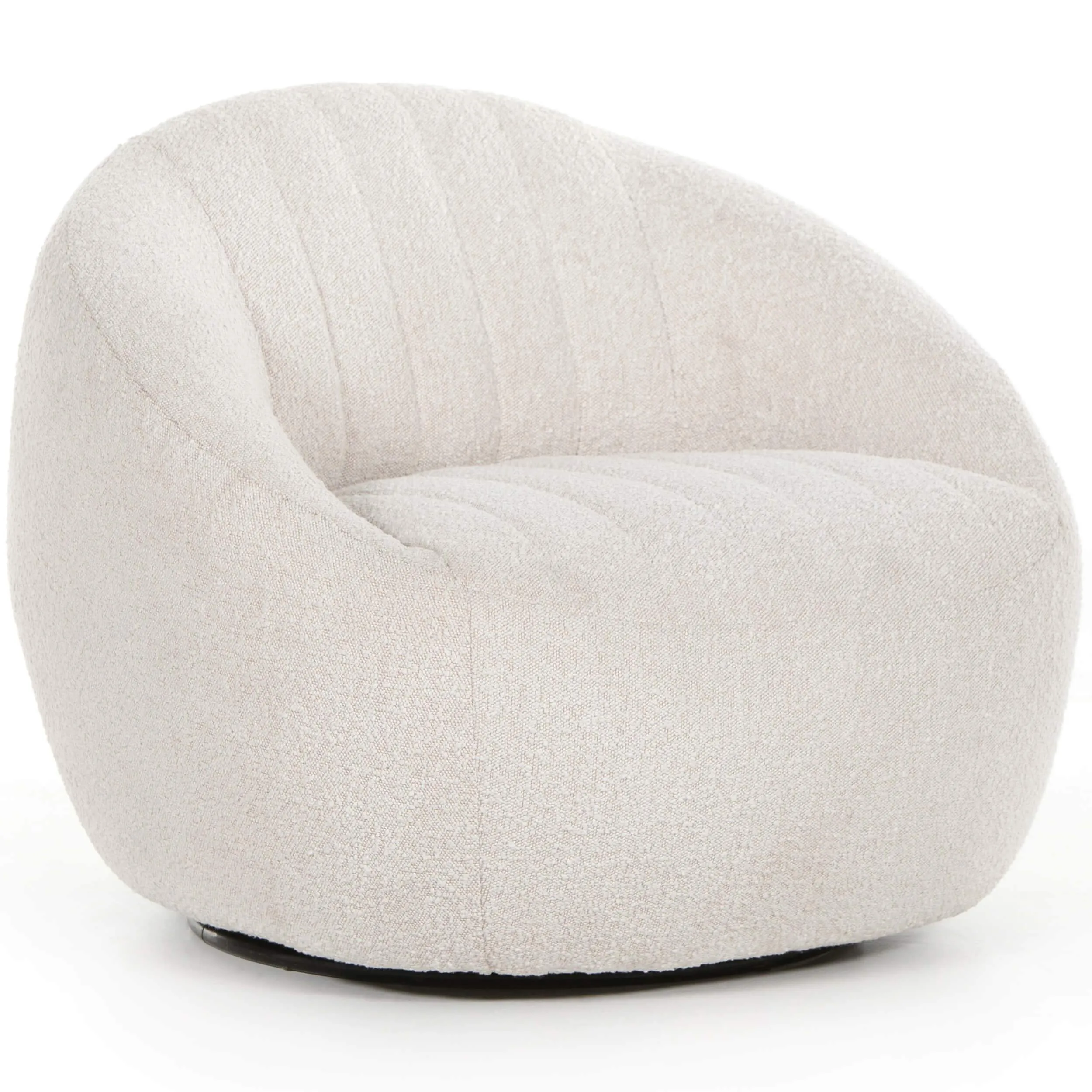 Audie Swivel Chair, Knoll Natural