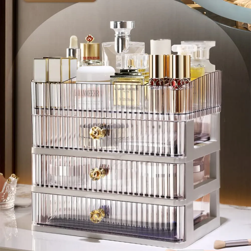 Blushbees® 2-Drawer Makeup Organizer for Bathroom and Bedroom Vanity Countertops