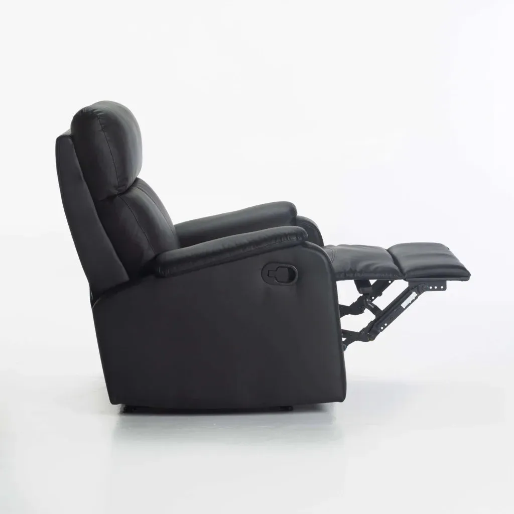 BO LEATHER TOUCH ARMCHAIR RECLINER