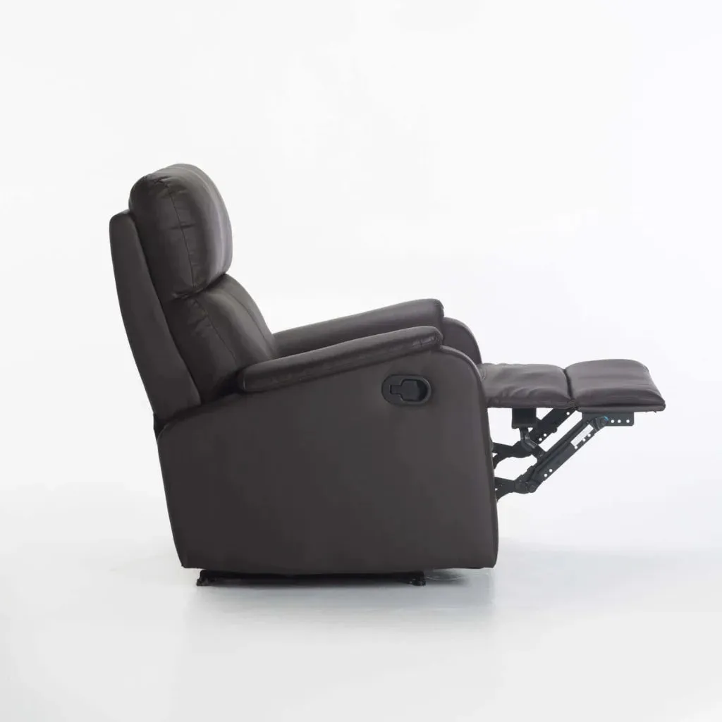 BO LEATHER TOUCH ARMCHAIR RECLINER