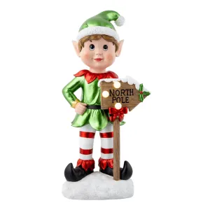 B/O Light Up North Pole Elf (51cm)