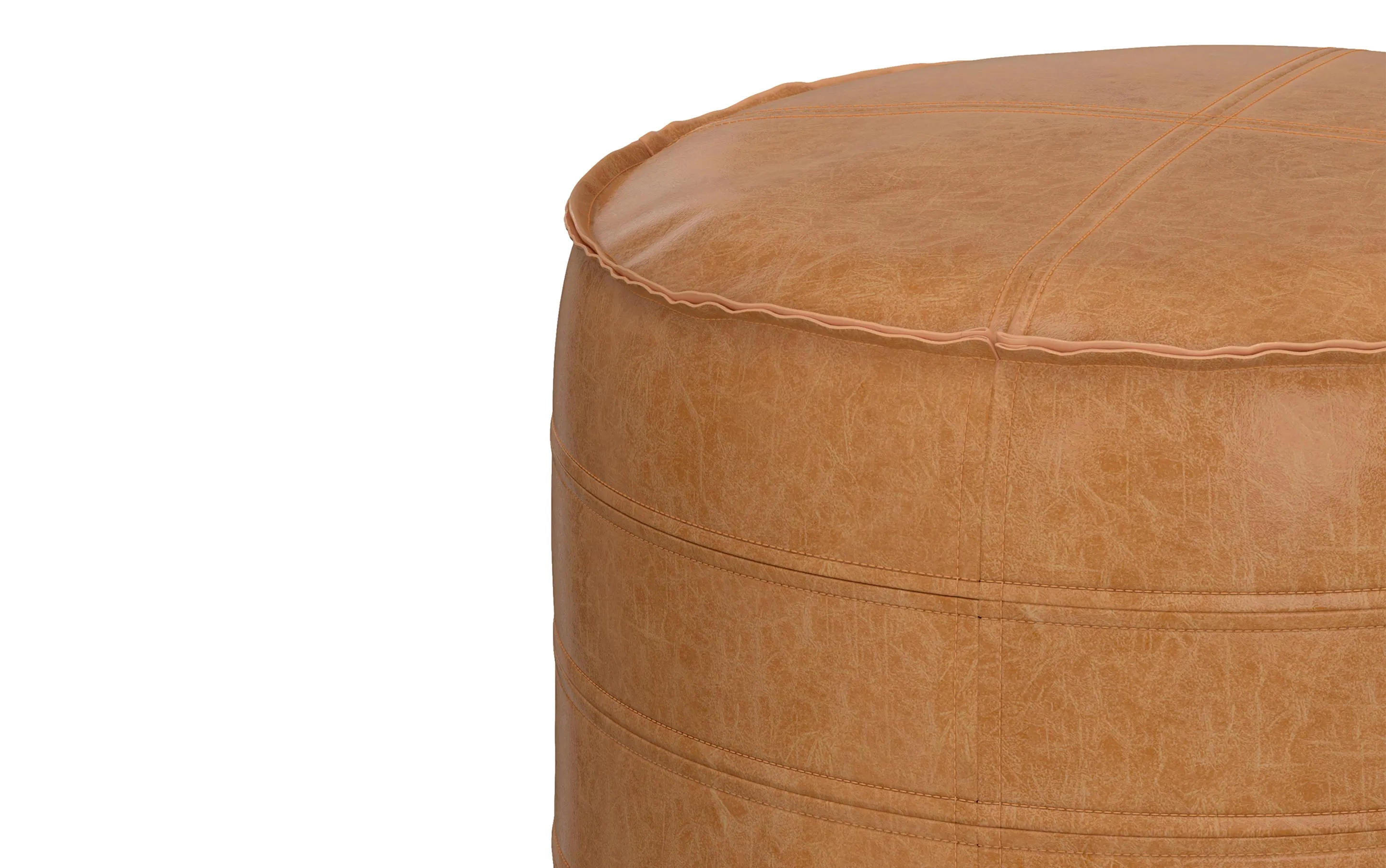 Brody 20 Inch Round Pouf