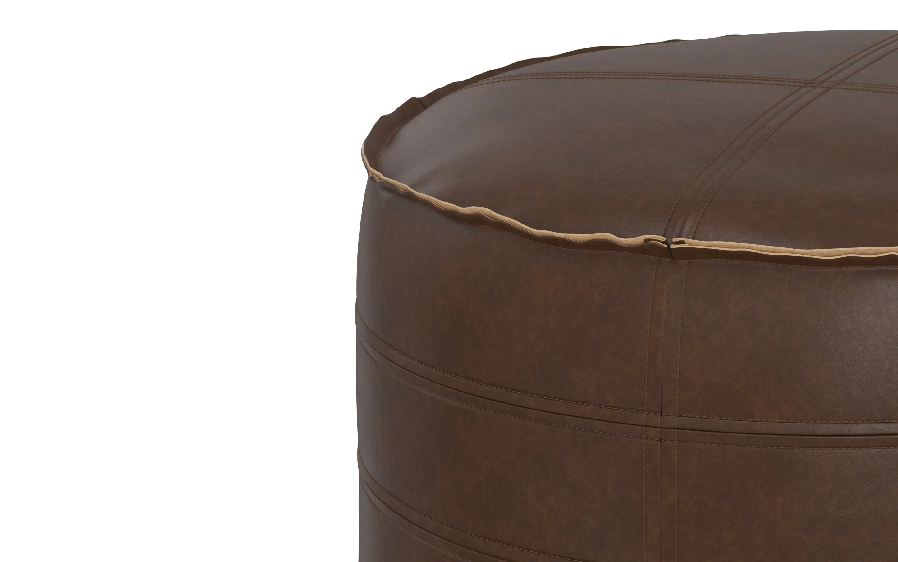 Brody 20 Inch Round Pouf