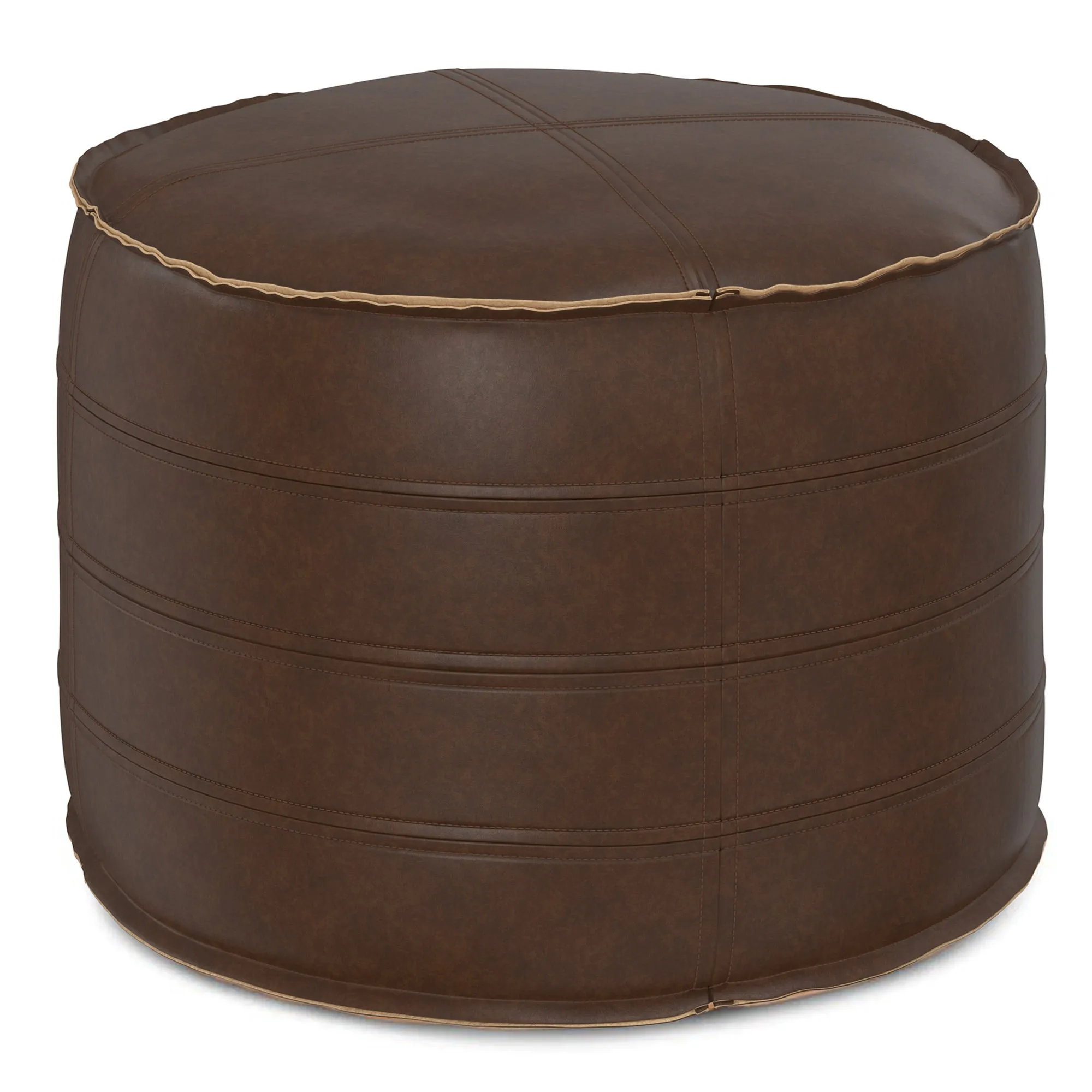 Brody 20 Inch Round Pouf