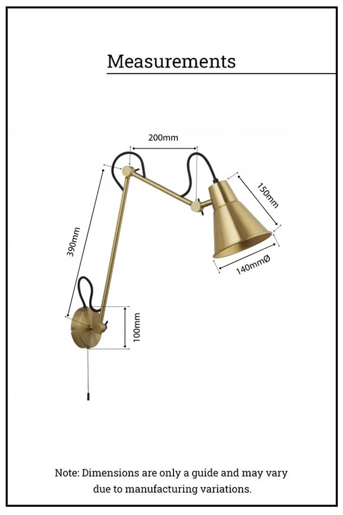 Caddick Task Wall Light