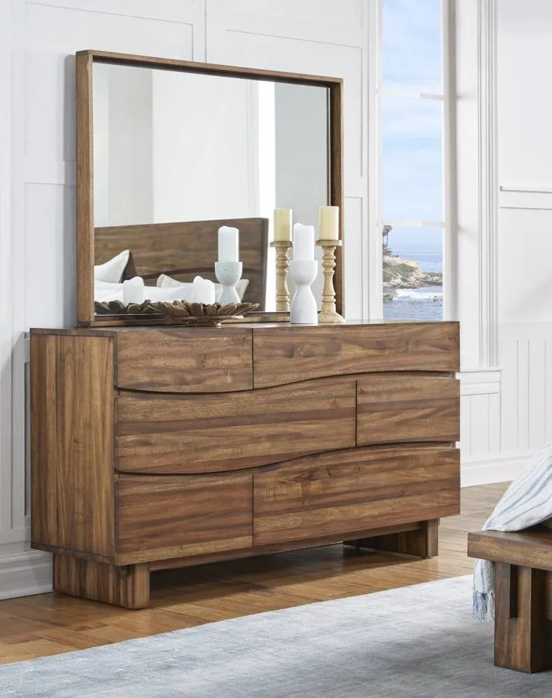 Cali Modern 6 Drawer Dresser