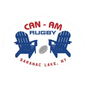 CAN-AM Rugby Adirondack Chairs Sticker