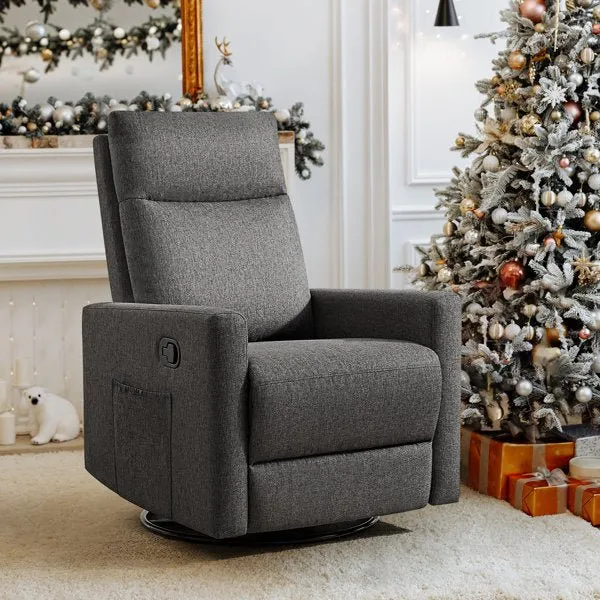 Darcy Fabric Upholstered Recliner | Power Fabric Recliner