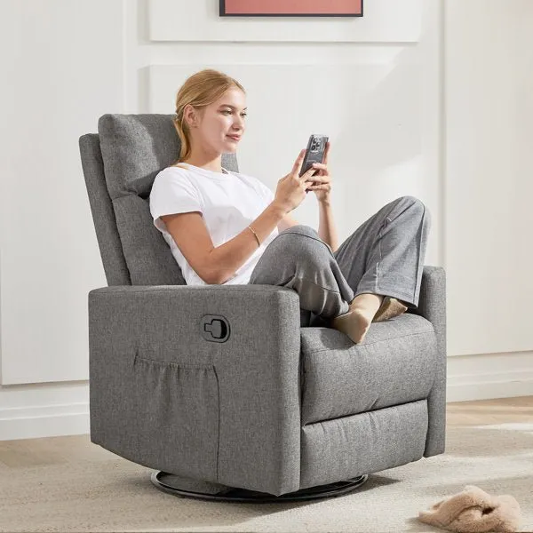 Darcy Fabric Upholstered Recliner | Power Fabric Recliner