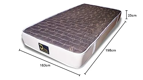 Deep Rest Ortho Bonnel Spring Mattress Medium Comfort - (78 X 72 X 10 Inches)