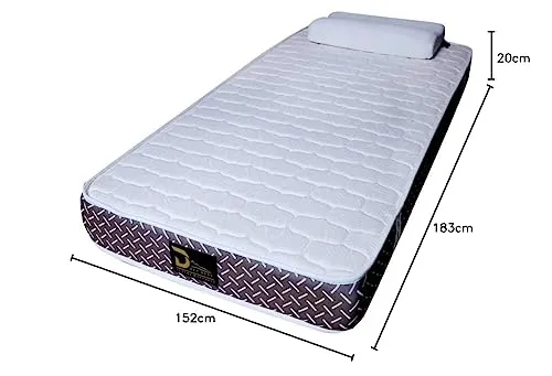 Deep Rest Pocket Spring Luxury Hotel Comfort Mattress (72 X 60 X 8 Inches)