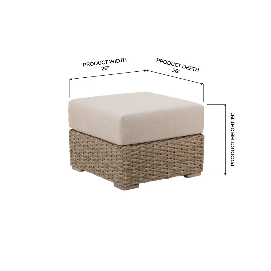 Driftwood Cove Ottoman