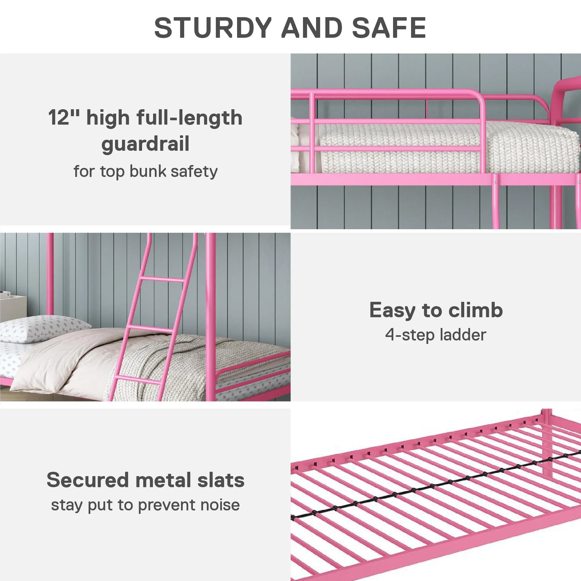 Dusty Metal Bunk Bed