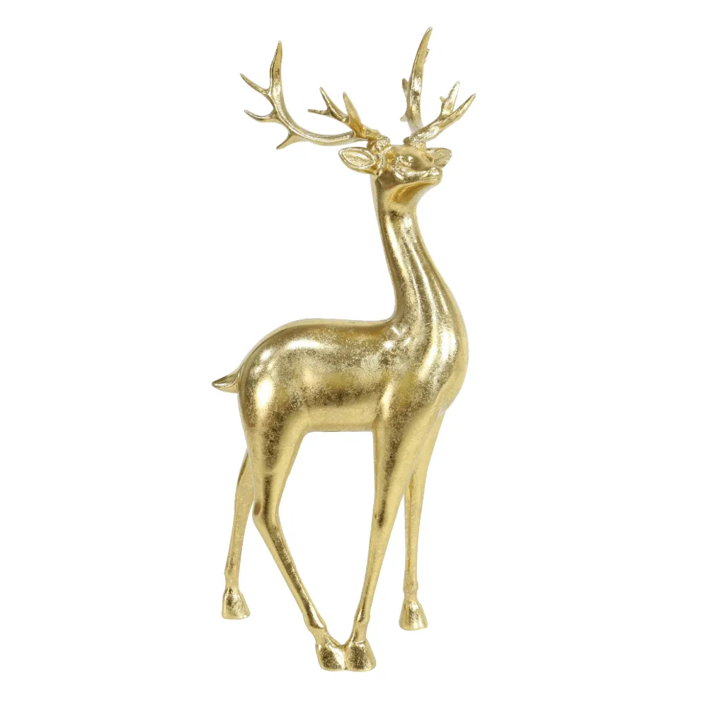 Elegant Resin Reindeer Mettalic Asst