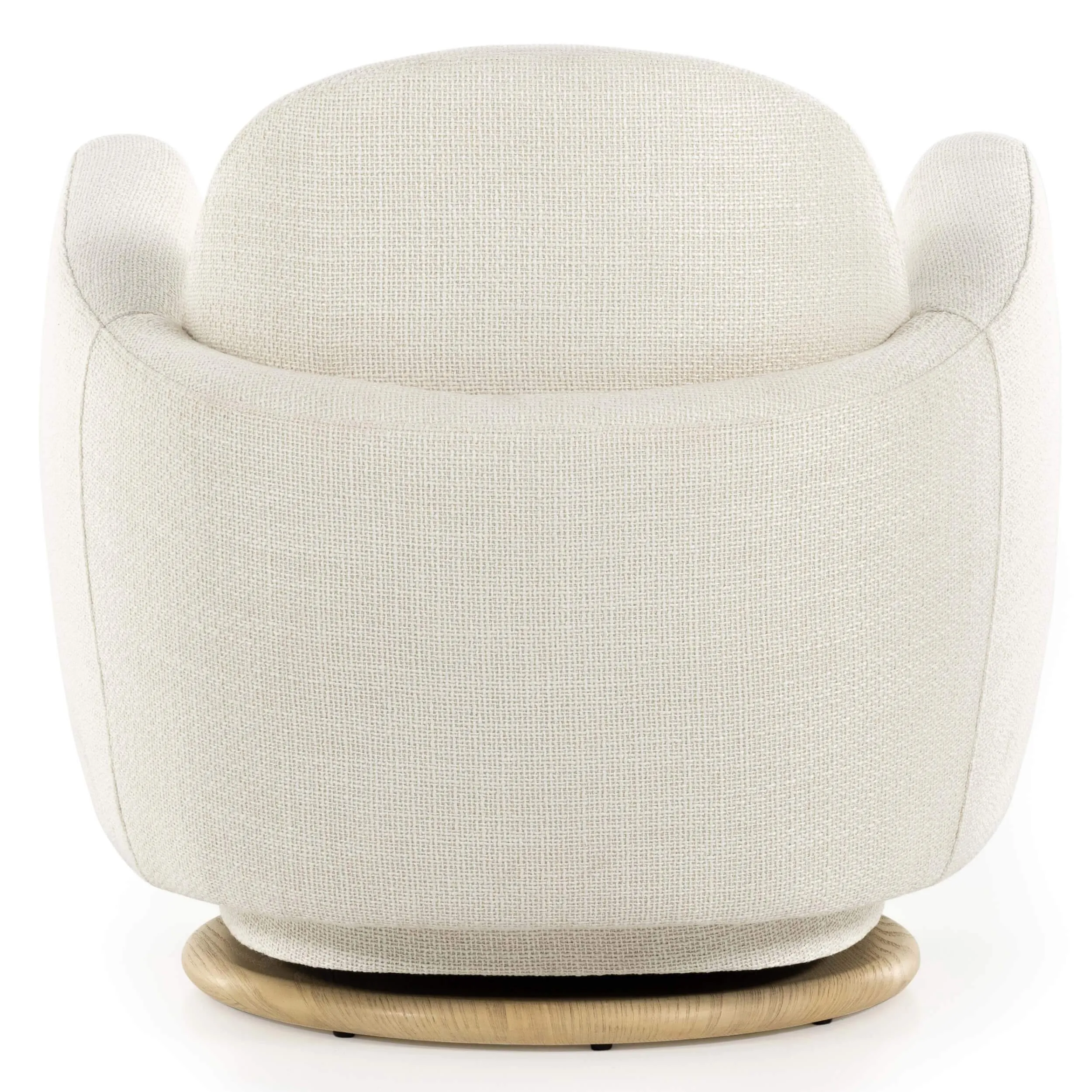 Enya Swivel Chair, Gibson White