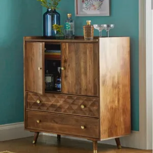 Flora Solid Wood mini Cupboard