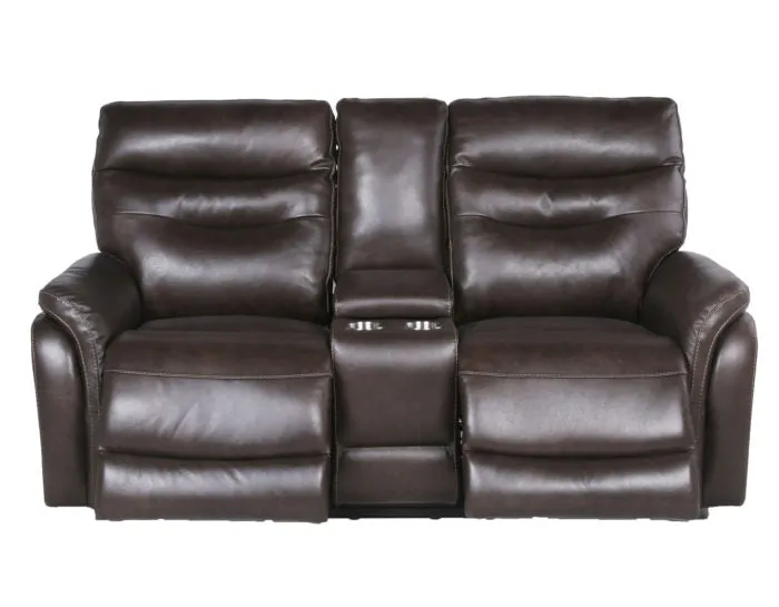 Fortuna Dual-Power Reclining Console Loveseat