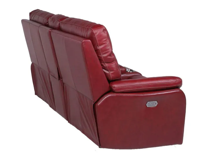 Fortuna Dual-Power Reclining Console Loveseat