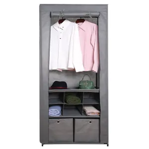 Garment Rack with Cube Storage