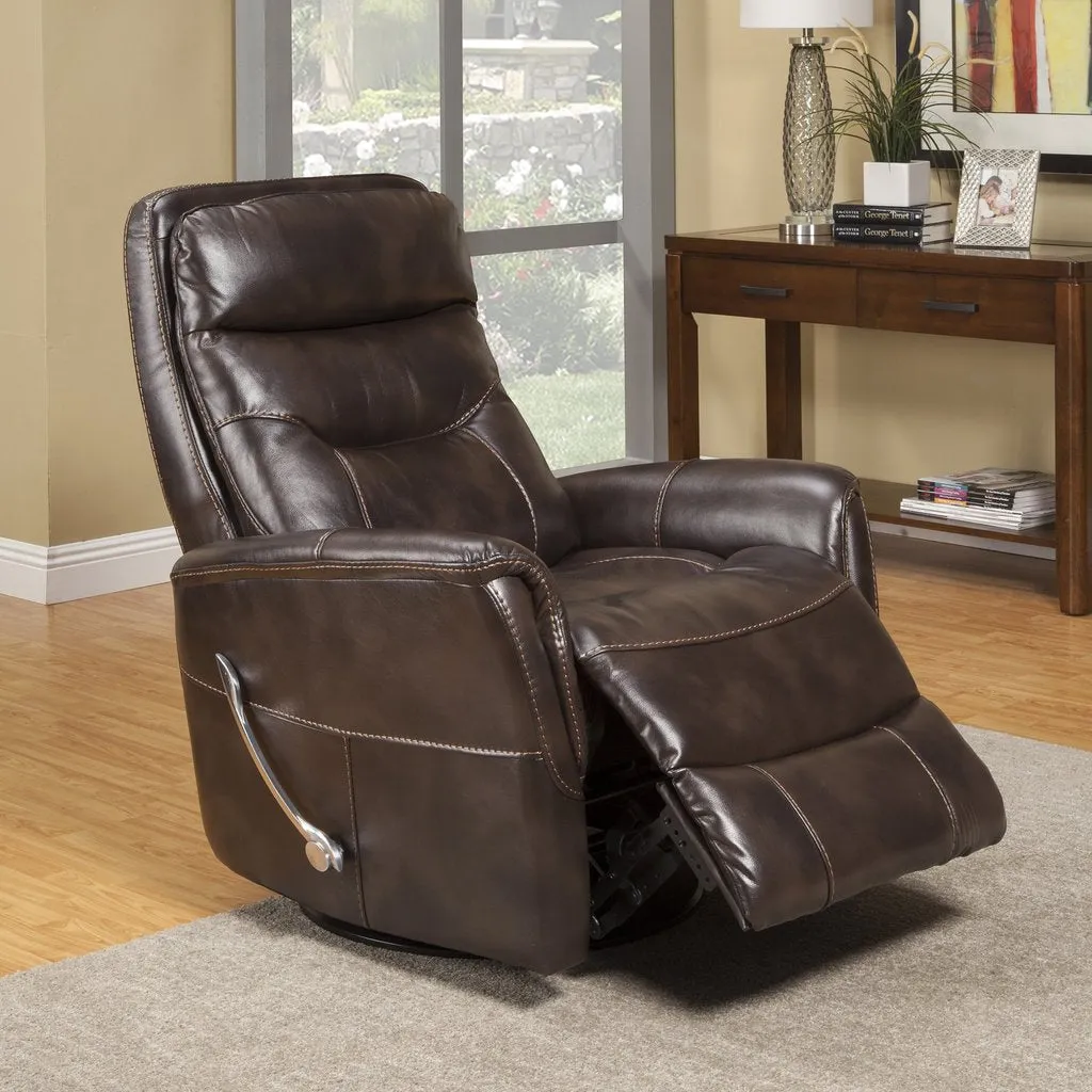 Gemini Truffle Manual Swivel Glider Recliner