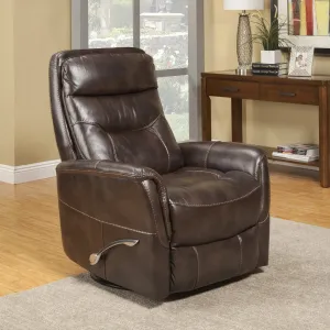 Gemini Truffle Manual Swivel Glider Recliner