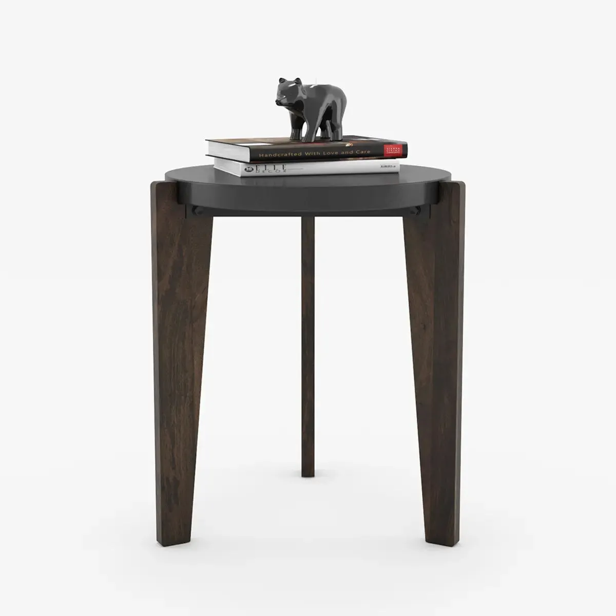 Harleen Solid Wood Side Table