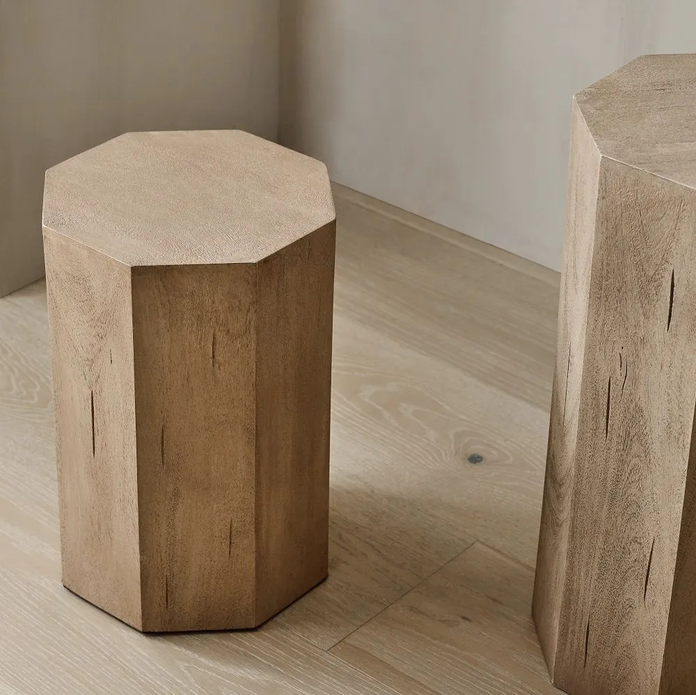 Hexagonal Plant Stand Set Of Two