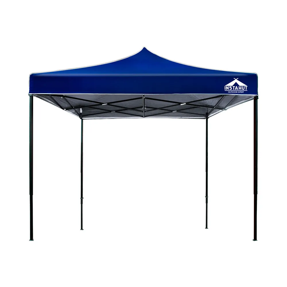 Instahut Gazebo Pop Up Marquee 3x3m Folding Tent Wedding Outdoor Camping Canopy Gazebos Shade Blue