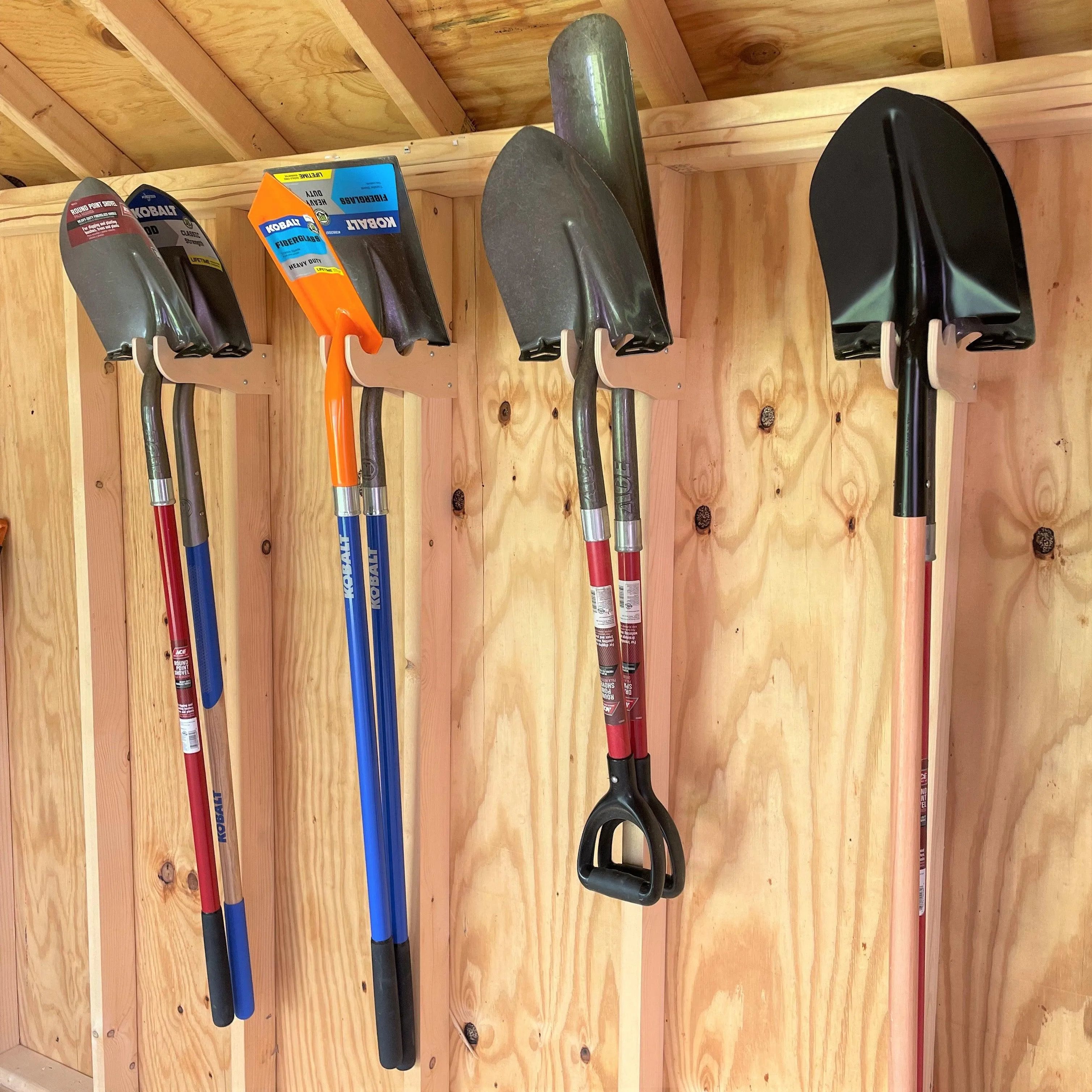 Intro KIT - Garden Yard Tool Organizer, Shed Organizer, Shed Tool Rack, Garden Tool Rack, Shed Accessories