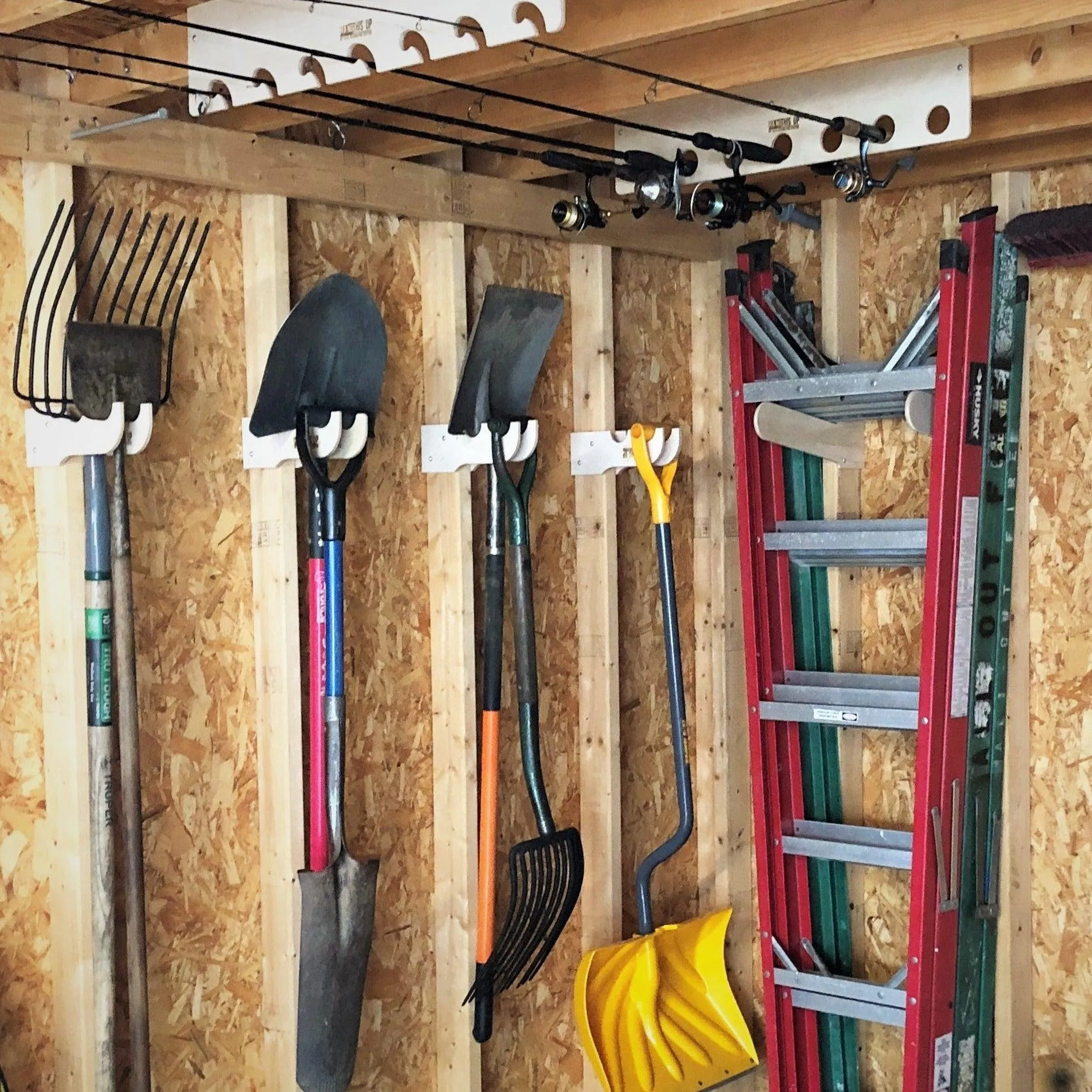 Intro KIT - Garden Yard Tool Organizer, Shed Organizer, Shed Tool Rack, Garden Tool Rack, Shed Accessories