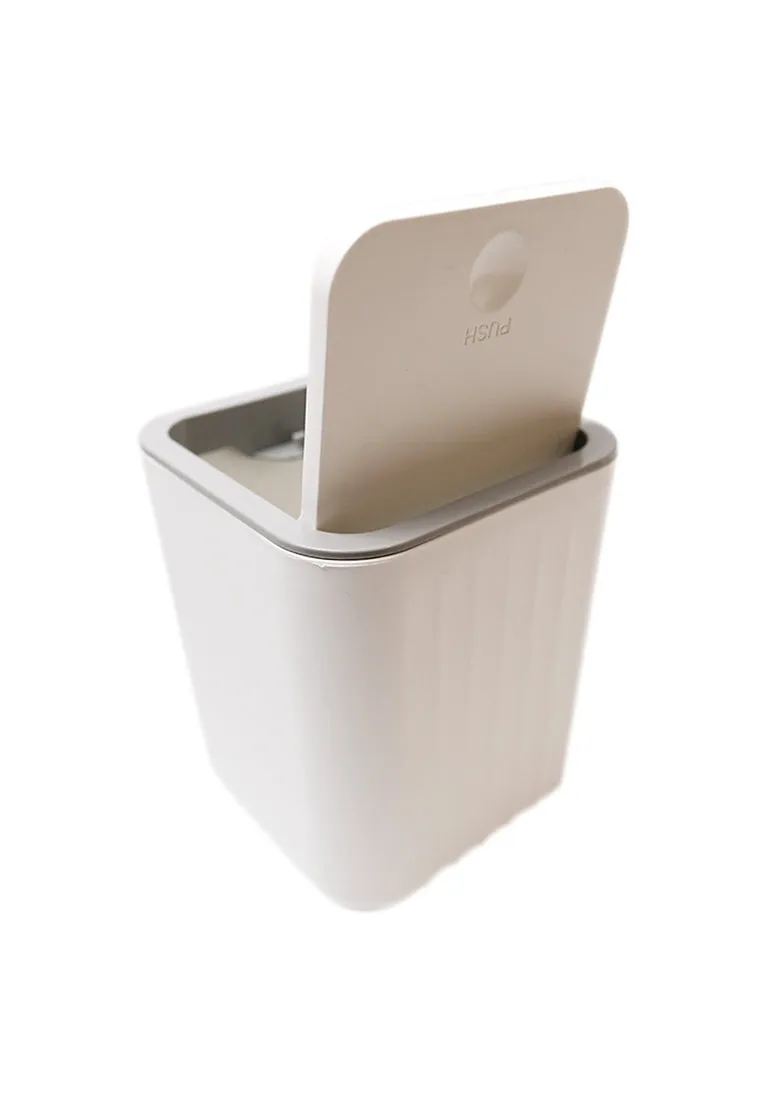 J&S Home Wave Pattern Desktop Trash Bucket