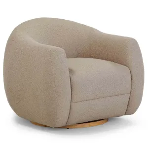 Judy Swivel Chair, Light Brown