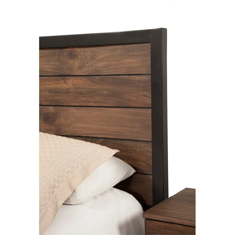 kara Solid Wood King Bed