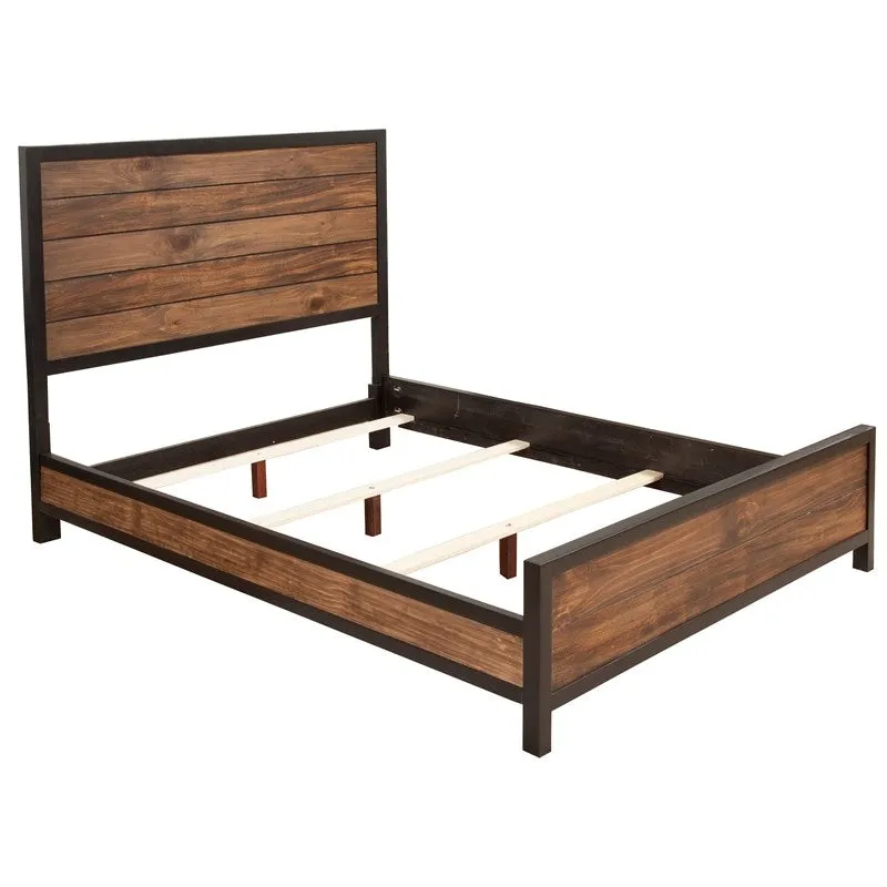 kara Solid Wood King Bed